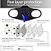 CFORWARD Sponge Dust Masks Activated Carbon Filtration Exhaust Gas Anti Pollen Allergy PM2.5 Face Mask for Running Cycling and Other Outdoor Activities, Pack of 2