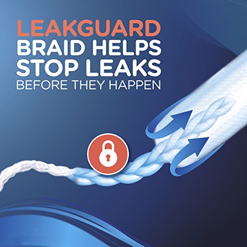 Tampax Pearl Plastic Tampons, Regular Absorbency, Unscented , 36 count