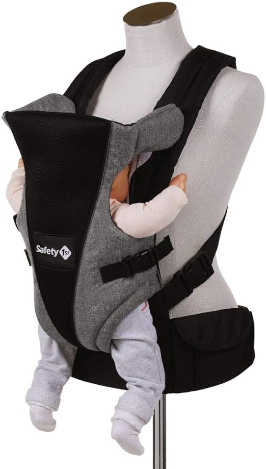 Safety 1st Porte Bebe Ventral Uni T Naissance A 9 Mois 9 Kg Black Chic Amazon Fr Bebes Puericulture