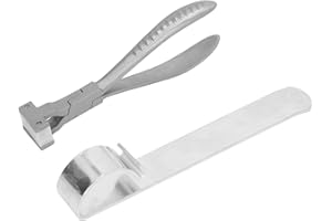 Tomotato Stainless Steel Bracelet Bending Pliers and Bar, Multi Functional Jewelry Forming Tool with Adjustable Arc for C-Sha