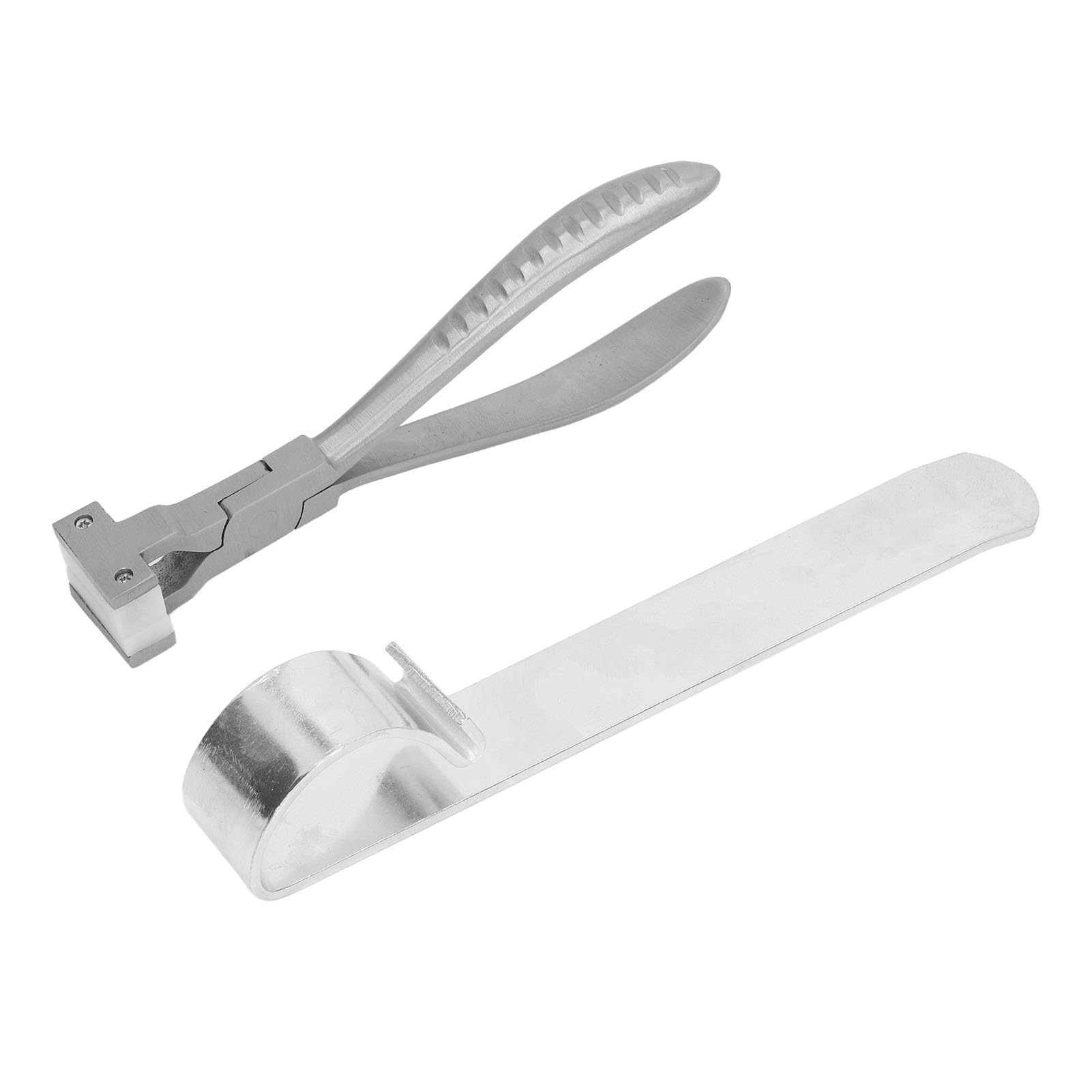 BORDSTRACT Stainless Steel Bracelet Bender Kit, Manual Plier Bend Machine for Metal Stamping Blank Bracelets, DIY Leverage Tool