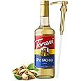 Premium Pistachio Syrup For Coffee or Beverage 25.4Oz Bottle With Alpha Pantry Gold Pump Coffee Syrup Dispenser