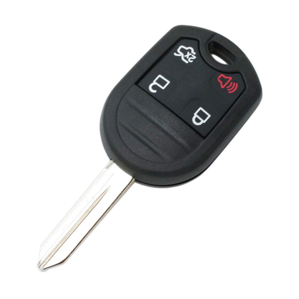 BROVACS Replacement Key Shell Compatible with FORD Expedition F-150 F-250 F-350 Super Duty Mustang 4 Button Keyless Entry Remote Key Case Fob PG730B