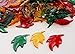 Package of 200 Fall Acrylic Mini Leaves - Great Autumn Table Scatters