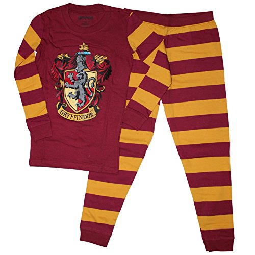 Harry Potter Big Kids Gryffindor House Crest' Costume Pajama Set, Multi, 12