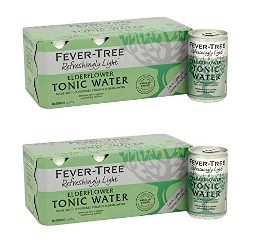 Fever-Tree Refreshingly Light Elderflower Tonic Water 16 x 150 ml (Pack of 2 Total 16 Cans) – Bild 3