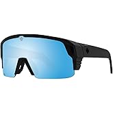 Spy Monolith 5050 62MM Cylindrical Shield Sunglasses for Men +BUNDLE with ACCESSORY EYEWEAR KIT