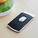 Ohuhu Business Card Holder, Stainless Steel PU Leather Wrap Business Card Case