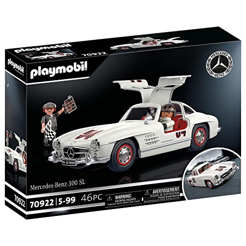 Playmobil 70922 Mercedes-Benz 300 SL, Model Car for Adults or Toy Car for Children, 5-99 Years