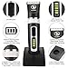 Ceenwes Dog Clippers Heavy Duty Low Noise Rechargeable Cordless Pet Clippers Professional Dog Grooming Clippers with Power Status Dog Grooming Kit with 11 Tools For Dogs Cats Other Animals