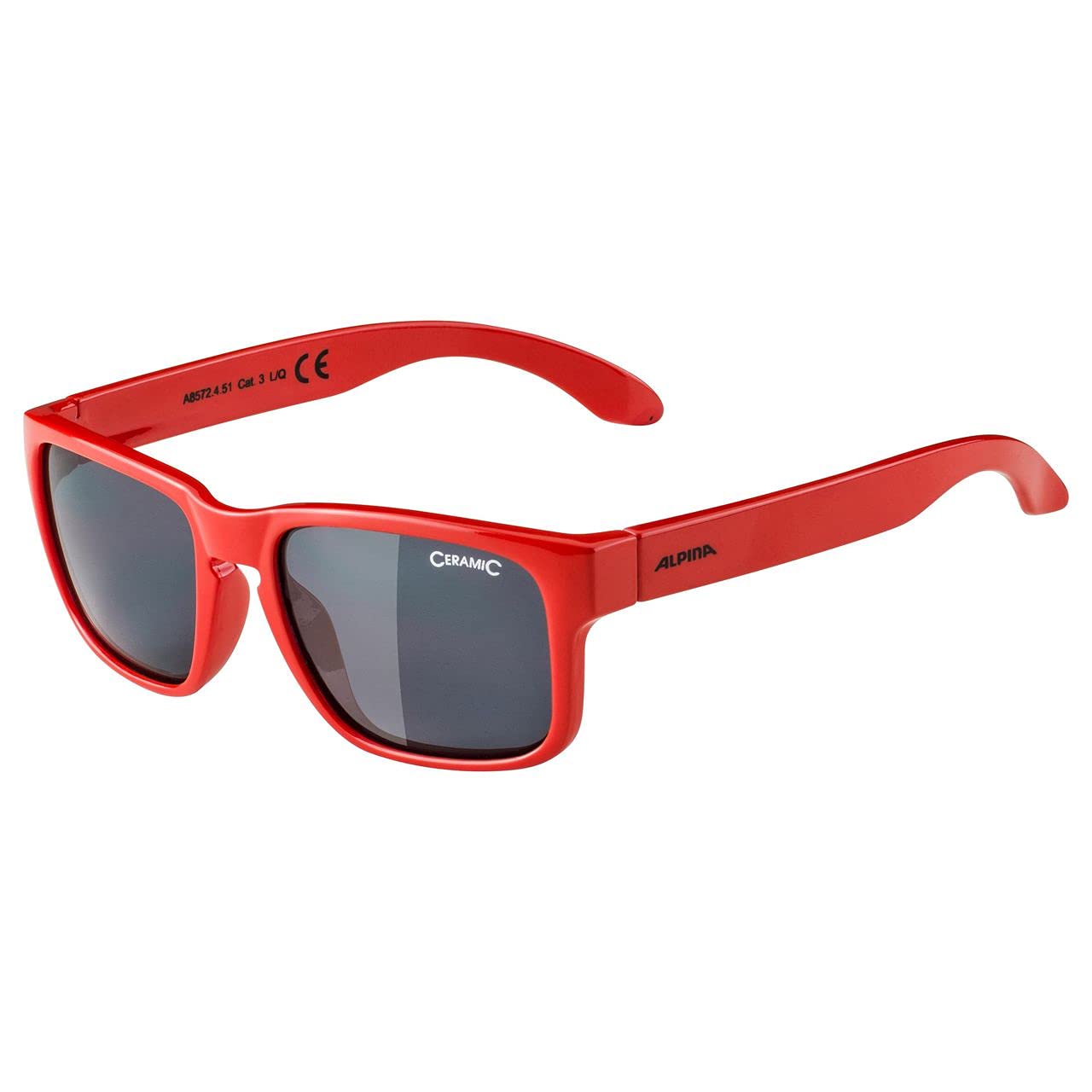 ALPINA Unisex - Children, MITZO sunglasses, red, One Size