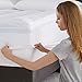 Sleep Innovations Dual Layer 4 Inch Memory Foam Mattress Topper, Twin Size, Medium Support, 2 Inch Cooling Gel Memory Foam Plus 2 Inch Pillow Top Cover