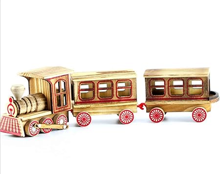 trenes de madera artesanales