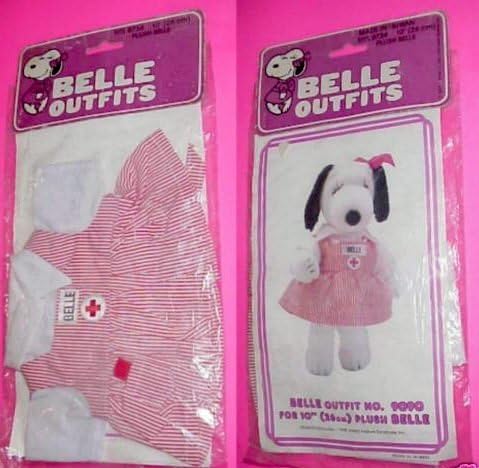 Peanuts Snoopy Belle Outfit for 10" Plush Doll -Nurse Candy Striper