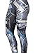 QZUnique Women's Robot Armor Pattern Ankle Length Elastic Tights Leggings Yoga Pants