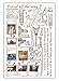ufengke Creative Travel Memories Picture Photo Wall Decals, World-Famous Attractions, Living Room Bedroom Removable Wall Stickers Murals