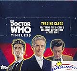 2016 Topps Doctor Who Timeless HUGE Factory Sealed Retail Box with 128 Cards & One HIT of Autograph, Costume Piece, Real World Relic or Medallion! Capture the Doctor's Greatest Adventures Across Time!
