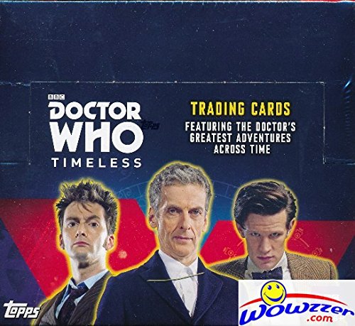 2016 Topps Doctor Who Timeless HUGE Factory Sealed Retail Box with 128 Cards & One HIT of Autograph, Costume Piece, Real World Relic or Medallion! Capture the Doctor’s Greatest Adventures Across Time!
