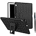 MediaPad T3 10 9.6 Inch Case Hybrid DWaybox Rugged Heavy Duty Armor Hard Back Cover Case with Kickstand for Huawei MediaPad T3 10 9.6 Inch (Black)