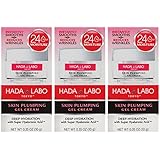 Hada Labo Tokyo Skin Plumping Gel Cream 0.35 Oz 3 count - with Super Hyaluronic Acid &amp; Collagen - 24-Hour Moisture &amp; Visible Line Plumping fragrance &amp; paraben free non-comedogenic (Packaging May Vary)