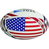 Gilbert 2015 Rugby World Cup USA Flag Rugby Ball, 5