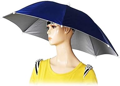 head umbrella hat