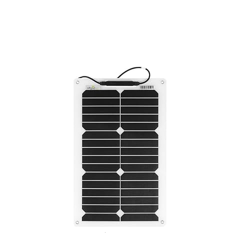 Offgridtec® 20W ETFE Marine Solarpanel 12V Begehbar Flexibel für Boot und Caravan