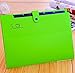 Kobest 5 Pockets Expanding File Folder Accordion Document Organizer,A4 Size and Letter with Bouton Closure for School and Office uses(Pack of Color)