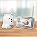 VTech VM346 Bear Video Baby Monitor with Automatic Infrared Night Vision, Soothing Sounds & Lullabies, Temperature Sensor & 1,000 feet of Range