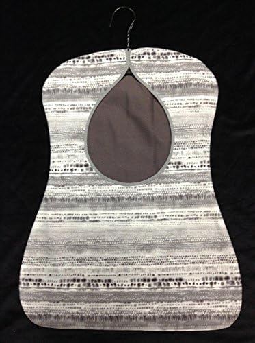CLOTHESPIN BAG Large Designer Peg Bag, Grey Gradient, GRAY, Hanging Closet Storage Bag, Laundry, Eco Friendly