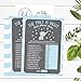 Hadley Designs Hilarious Baby Shower Games for Boys – 25 the Price is Right Baby Shower Game Cards for 25 Guests, USA-Made (Blue Elephant)