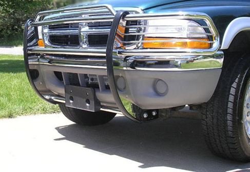 2000 2001 2002 2003 2004 Dodge DAKOTA Stainless Steel SS Modular Grille Guard Brush Nudge Push Bar