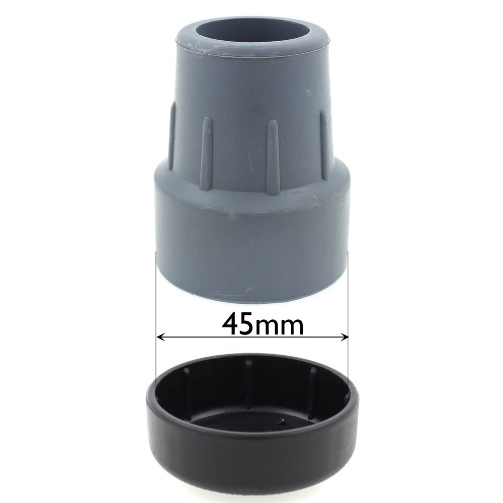 Lifeswonderful - Plastic Carpet Glides/Skis for Walkers & Zimmer Frames, for Ferrule with 45mm Base (10)