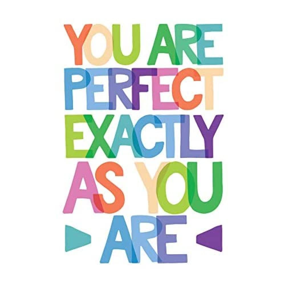 Wee Blue Coo You Are Perfect Exactly Canvas Wall Art Print