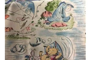 HANDMADE IN USA WSLHFEO Tigger Handmade Cotton Fabric Window Valance L8