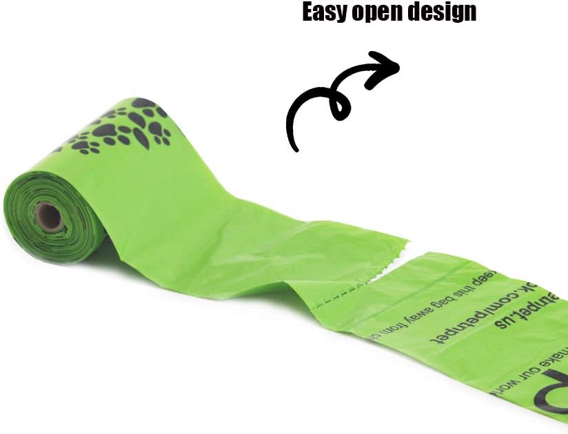 PET N PET Earth-Friendly 1080 Counts 60 Rolls Large Unscented Dog Waste Bags Doggie Bags Green Color : Pet Supplies