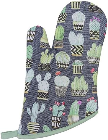 Cactus Plants Oven Mitt - Handmade