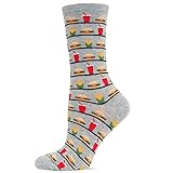 Hot Sox Originals Hamburger, Fries And Drink Trouser Sock , Gents , Medium