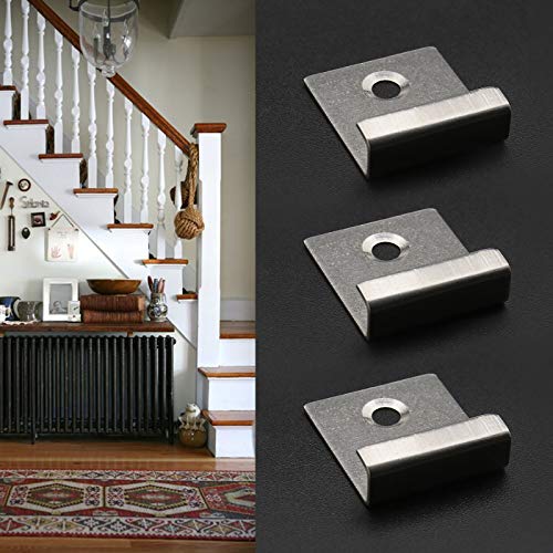 Terrassendielen Anfangs/Endklammer 8mm Decking Versteckt Anlasser Verschluss Board Clip mit Selbstschneidender Schraube… – Bild 6