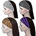 QING Headbands for Women Sweat Wicking Scarf Bandana Elastic Headband Wrap Pack of 6 (2assorted 4 Pack)