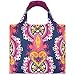 LOQI Opulent Collection Pouch Reusable Bags (Set of 4), Multicolor