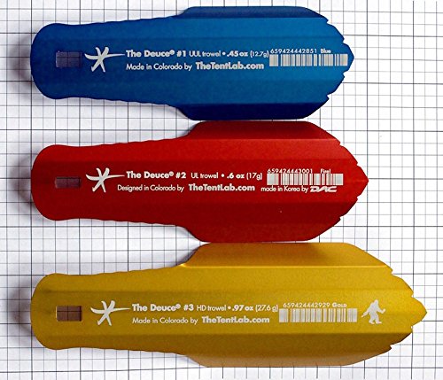 TheTentLab New Improved Deuce(R) Ultralight Backpacking Potty Trowel - Now in 3 Sizes