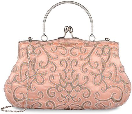 BaglamorWinter Handbag Fashion Purse Beautiful Wedding Handbag Embroidery Bag Party Clutch