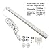 Under Cabinet Lights Plug in Dimmable Magnetic 14 inch 10W 1000lumen USB Light Bar LED Under-Counter Light Fixtures Desk Light for Room,Kitchen,Shelf,Showcase,bunk Bed,Office (Daylight White)