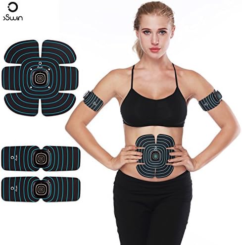 Ultimate Abs Stimulator,OSWIN Flex Muscle Toner Abdominal Toning Belt Training Gear Portable Fitness Machine Exercise for Abdomen/Arm/Thigh/Waist for Men/Women USB Charge