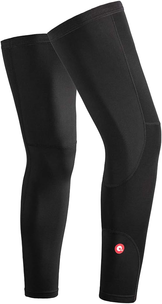 qualidyne Leg Sleeves, Calf Compression Sleeve Fleece Full Long Sleeves Cycling Bicycle MTB Riding Leg Warmers : Sports & Outdoors