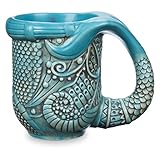 Disney Parks Little Mermaid Sculpted Ariel Nautical Mug