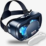 VR Headset with Controller Adjustable 3D VR Glasses