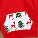 Baby Girls Boys Christmas Pants Set Pocket Hoodie Tops+Deer Pants Outfits (Deer, 0-6 Months)