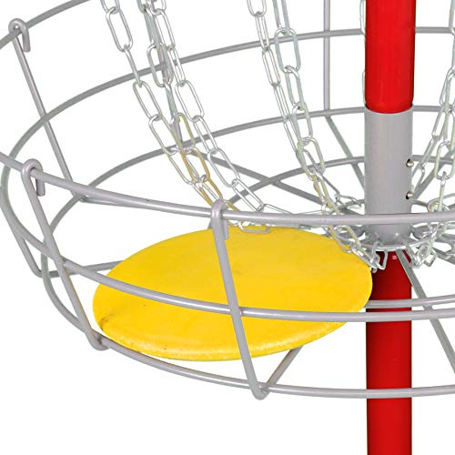 LEMY Flying Disc Game Kit Disc Golf Basket Kit Portable Lightweight Steel Disc Golf Targets& Baskets